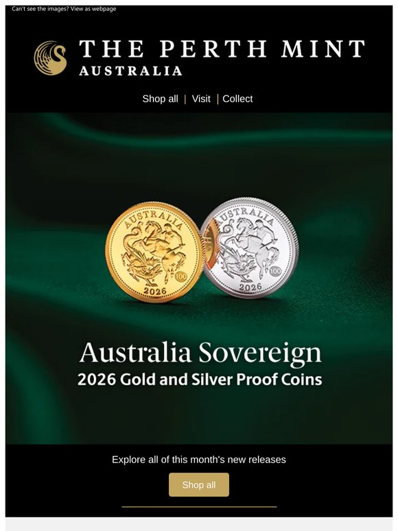 The Perth Mint new releases for June