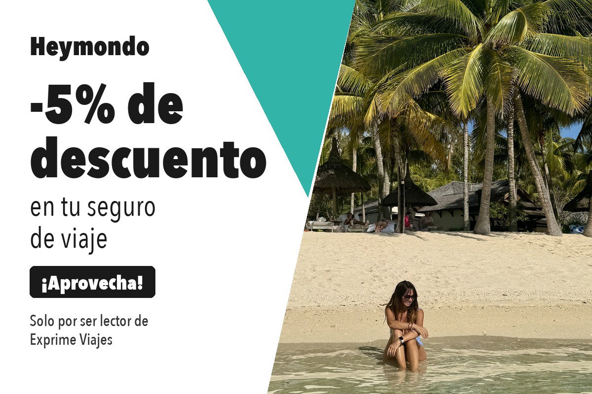 5% de descuento en tu seguro de viaje Heymondo