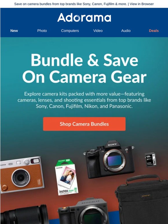 Bundle & Save on Camera Gear