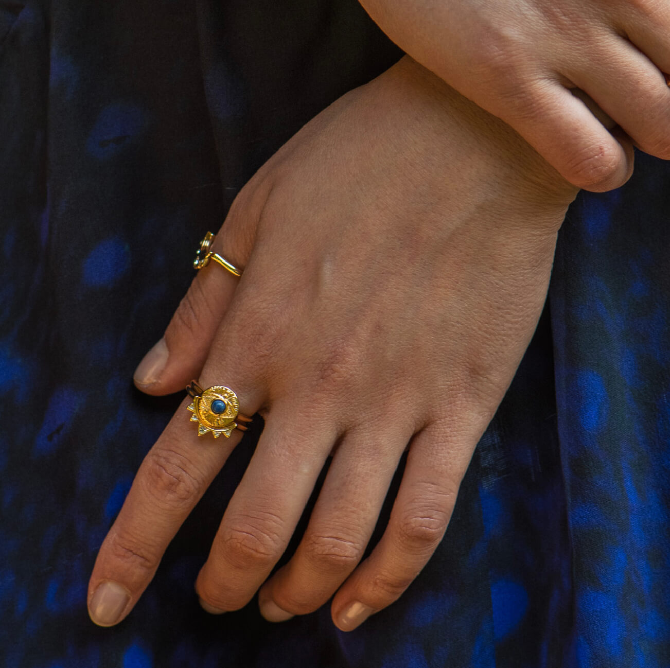 All Seeing Evil Eye Stacking Rings