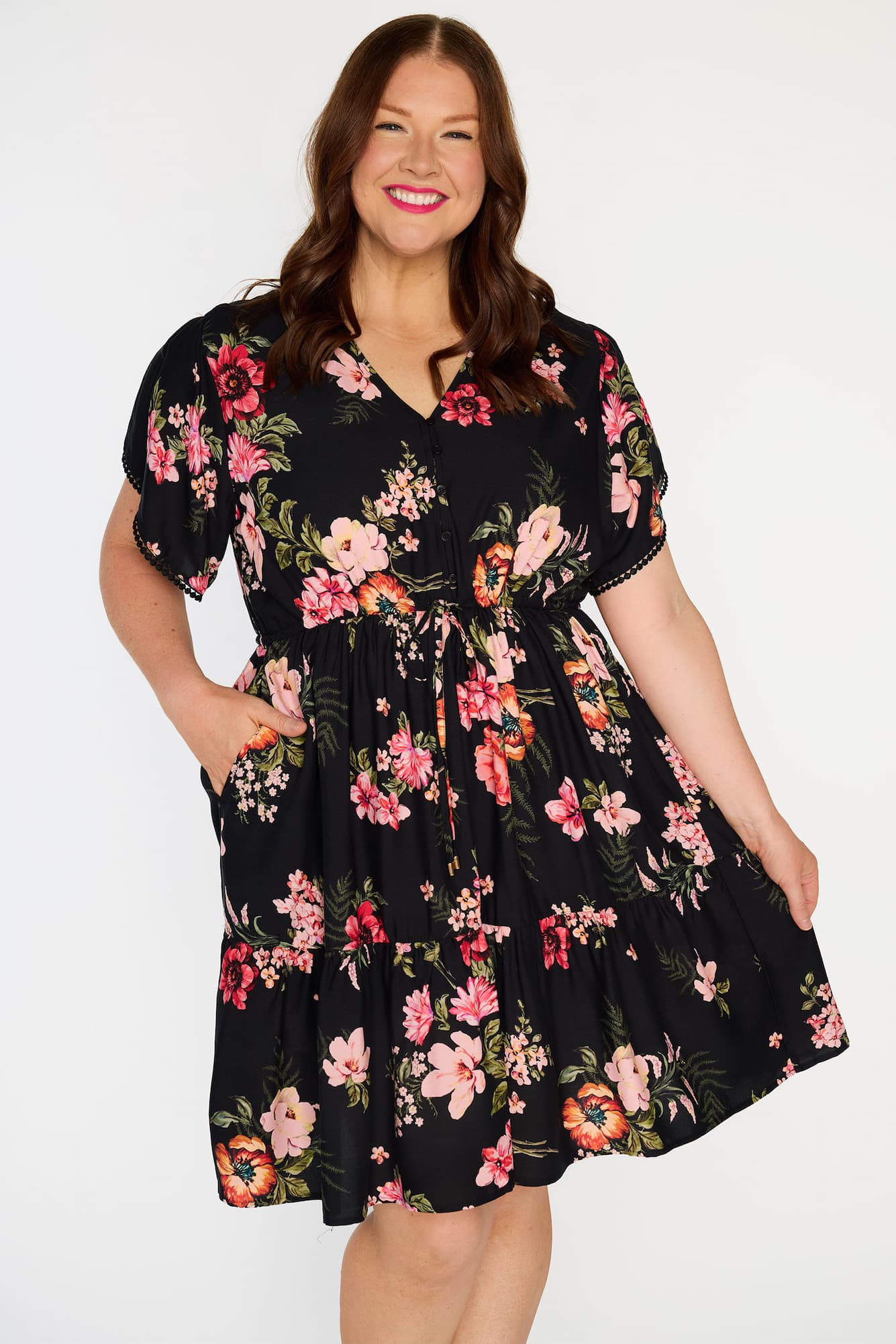 Gloria Pink Shadows Dress