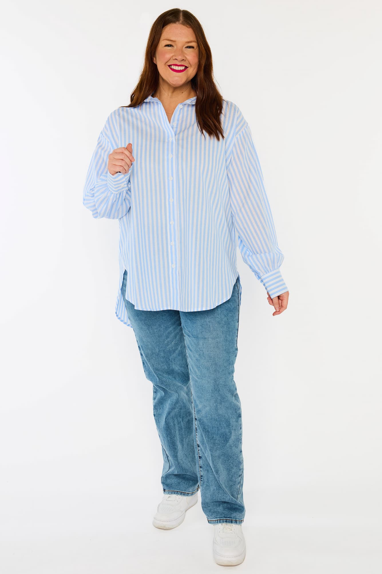Sadie Blue Stripe Shirt