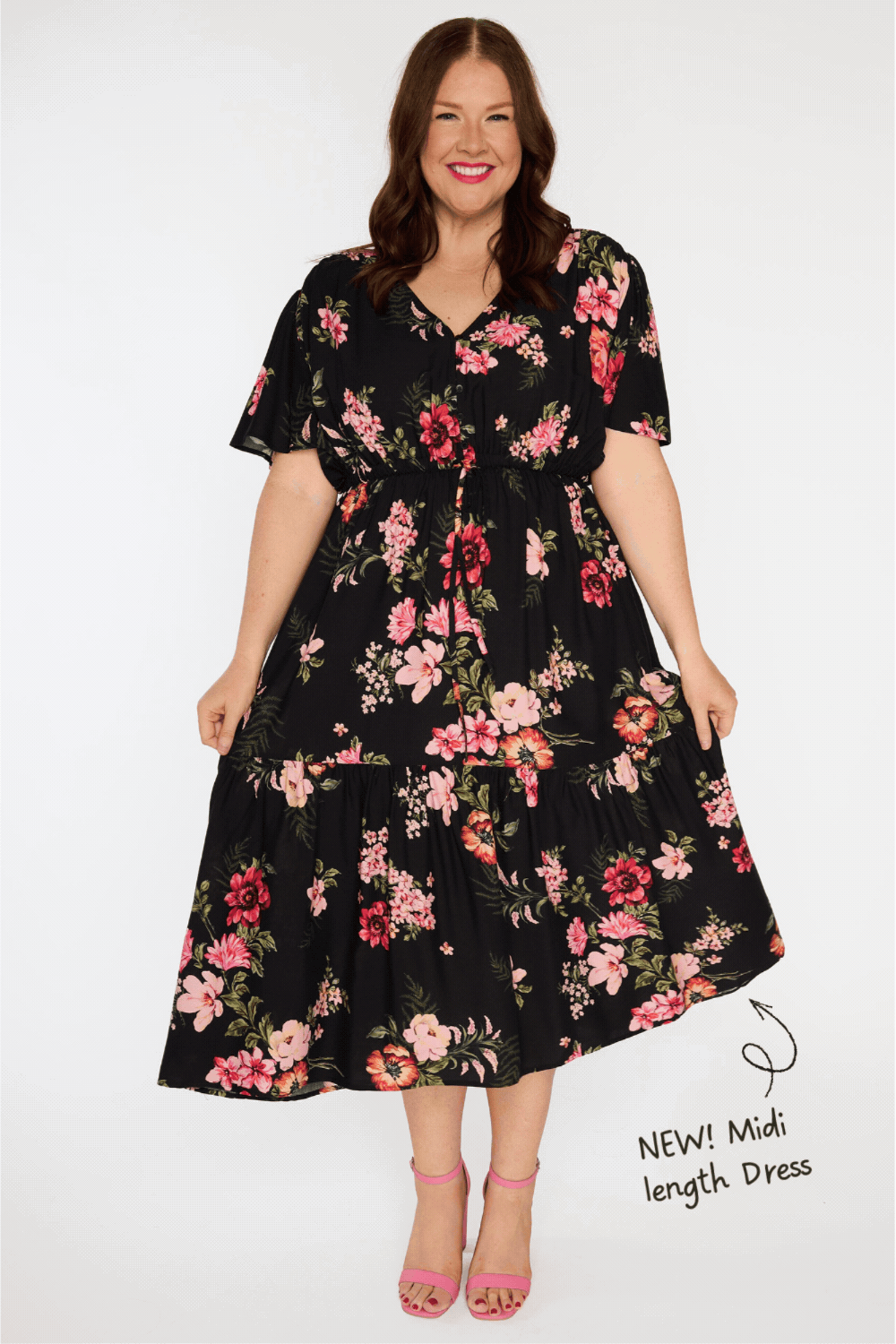 Roma Pink Shadows Dress