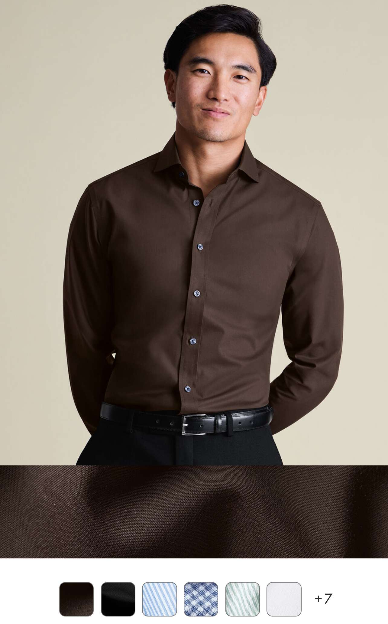 Non-Iron Stretch Poplin Shirt