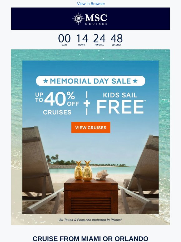Last Call! Memorial Day Savings + Flash Sale End Tonight