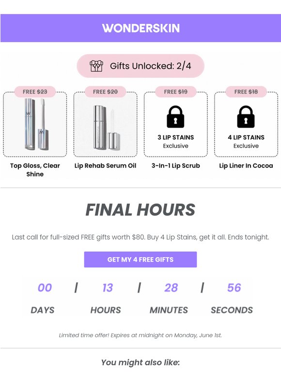 Final Day To Get Your FREE Gifts