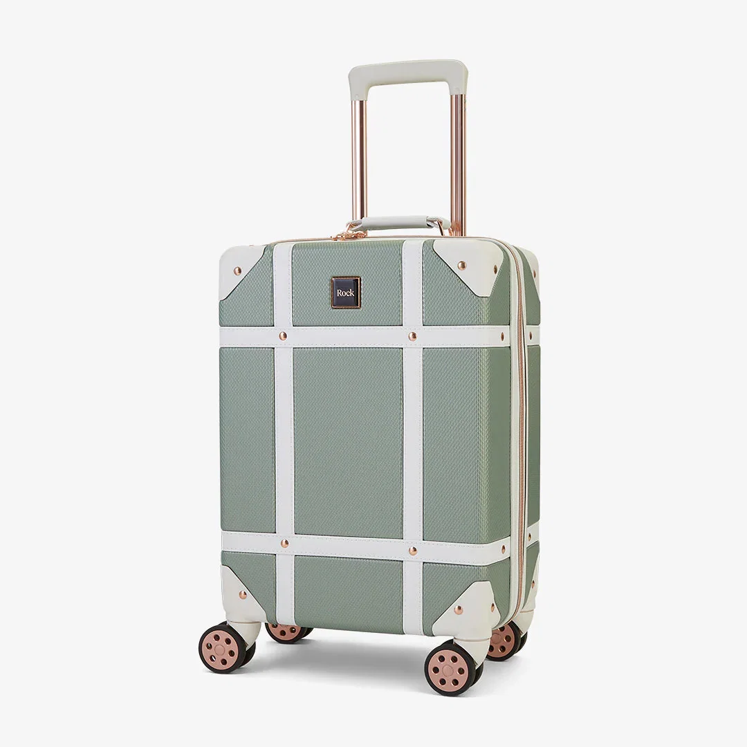 Image of Vintage Small Suitcase in Sage Green