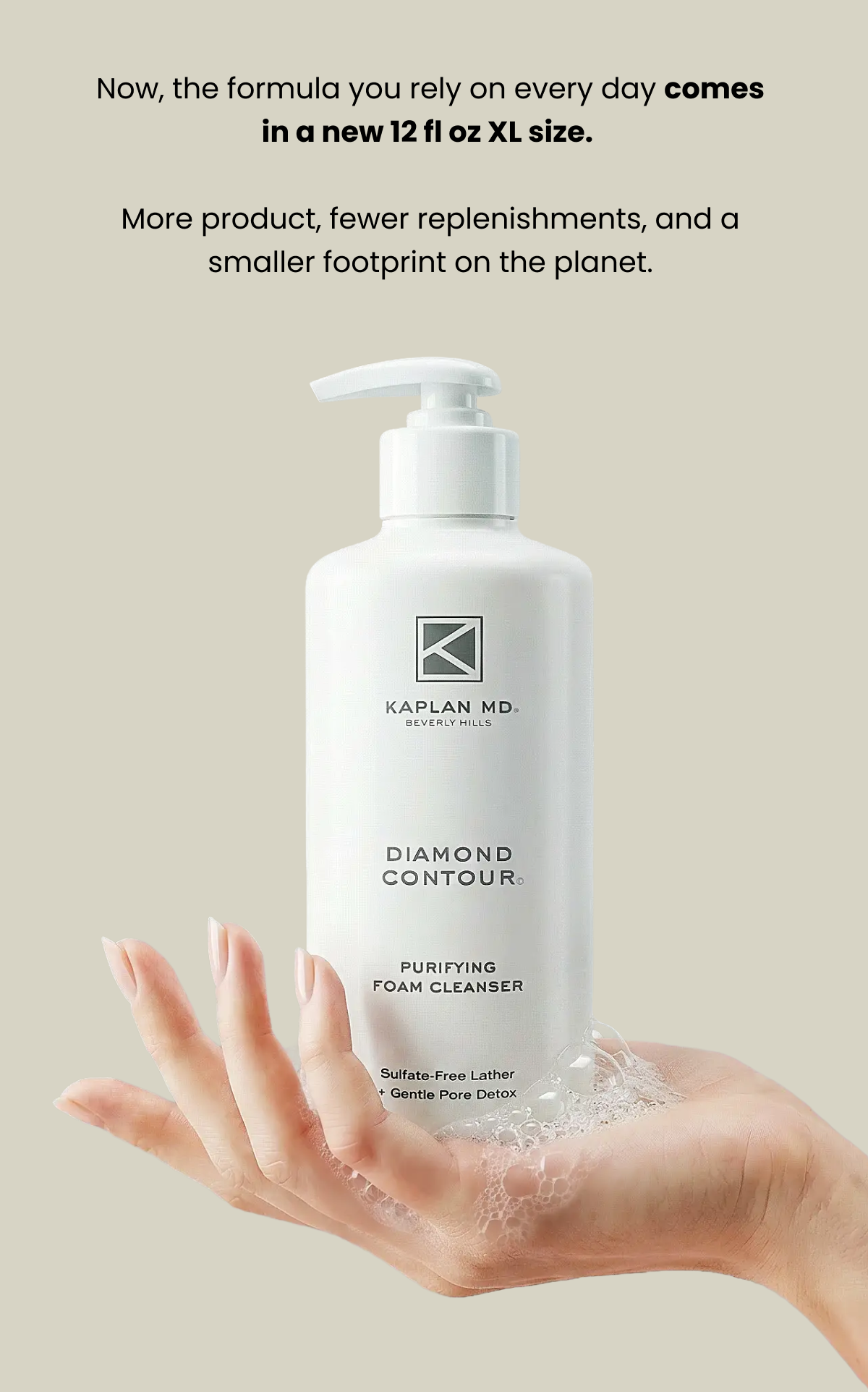 Diamond Contour Purifying Foam Cleanser
