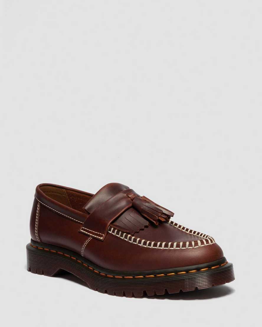 Image of Adrian Orleans Leather Tassel Loafers