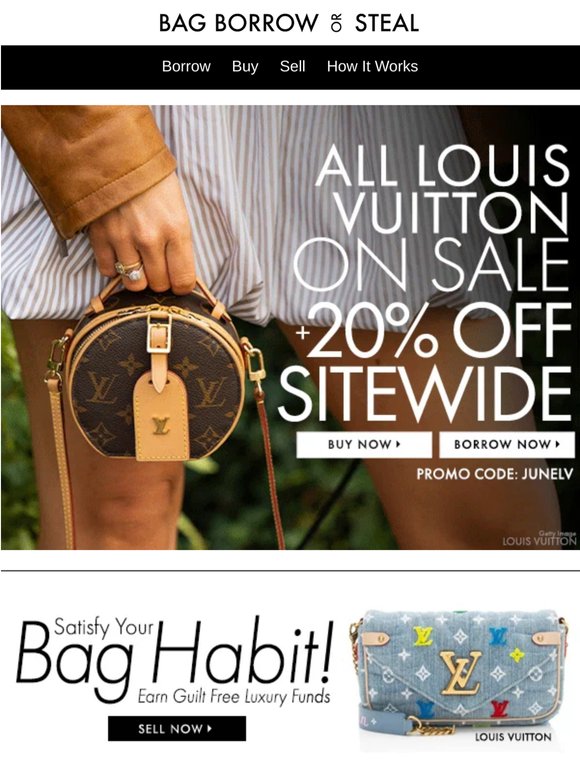 All LOUIS VUITTON on Sale + 20% Off SITEWIDE + Free Shipping