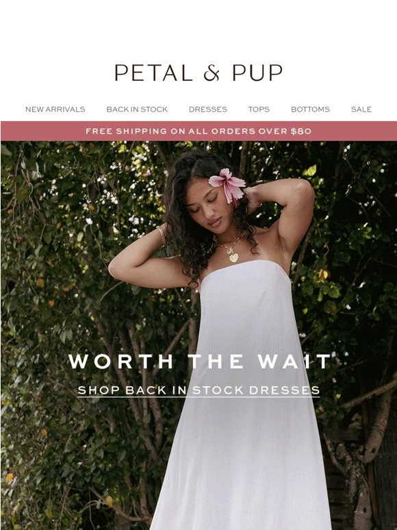 YOUR FAVE DRESSES ARE BACK