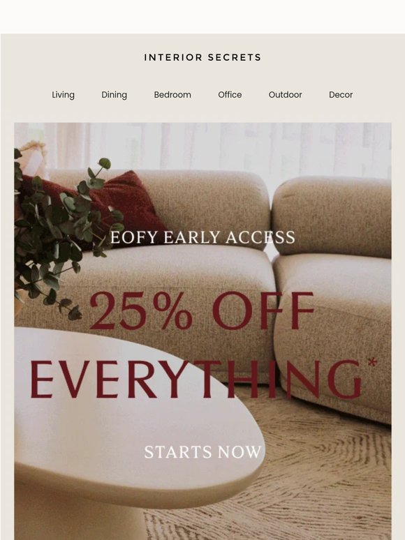 Your Exclusive EOFY Access Starts Now