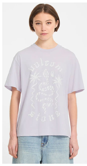 Camiseta Burnout Boyfriend - Dusty Lavender