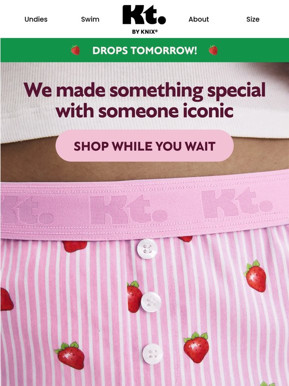 Something sweet is dropping tomorrow🍓