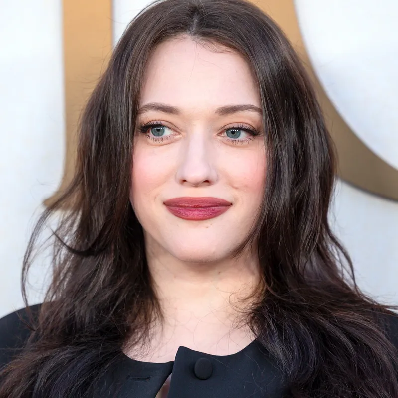 Kat Dennings Did Her Pierced Chrome French Manicure Herself, Thankyouverymuch