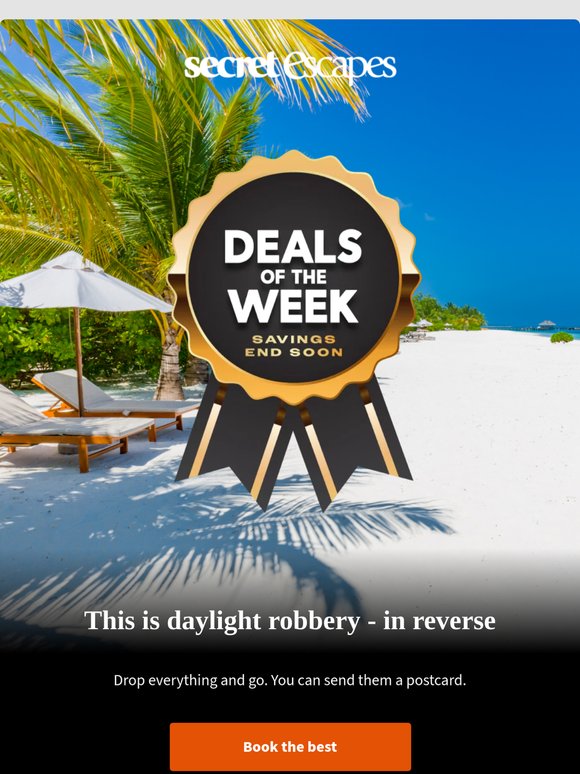 50% off? No seriously, we're not kidding