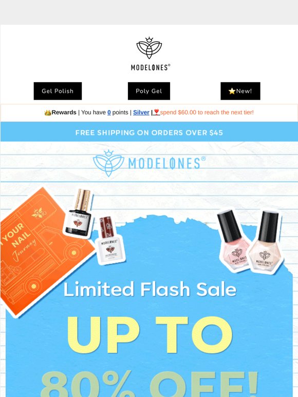 🎉 Up to 80% Off - Limited Flash Sale!