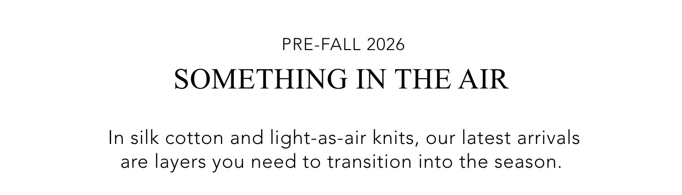 Pre-Fall 2026