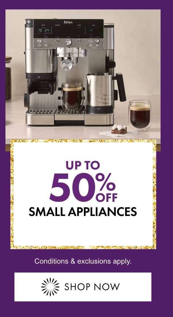 Up to 50% OFF Small Appliances