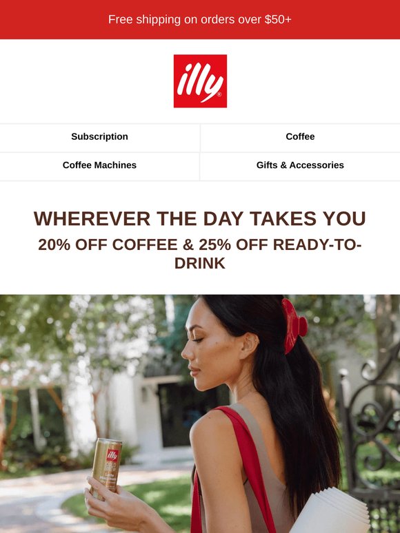 20% Off Coffee for Your Summer