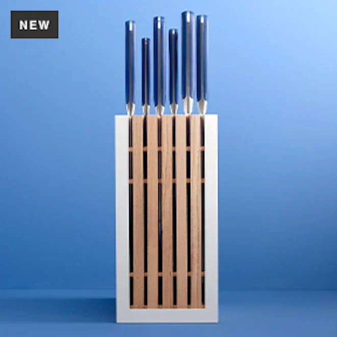 Wusthof Classic Colours Wild Blueberry Knife Block Set, 8-Piece