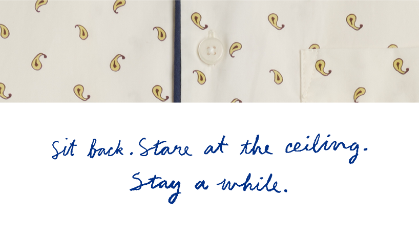 Sit back. Stare at the ceiling. Stay a while.
