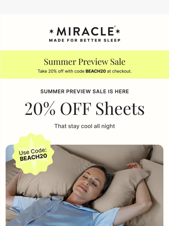 Is your bed actually ready for summer?