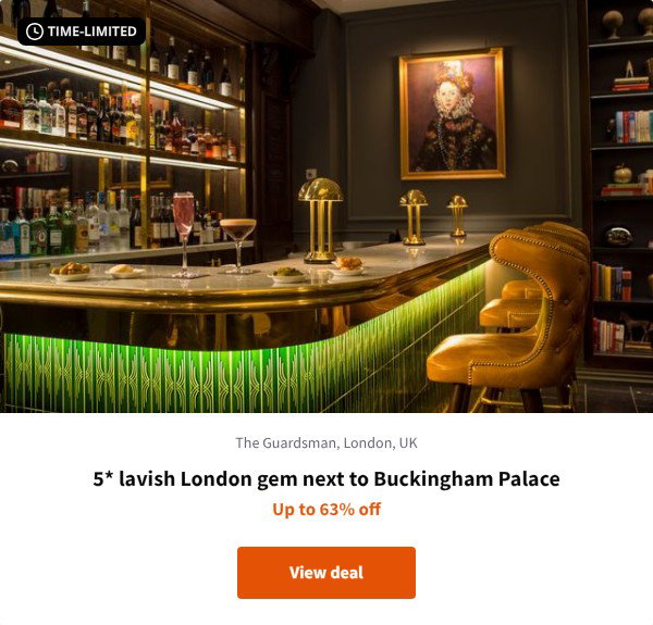 5* lavish London gem next to Buckingham Palace