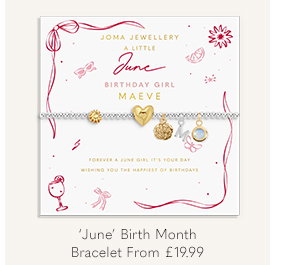 Birth Month A Little 'June' Bracelet