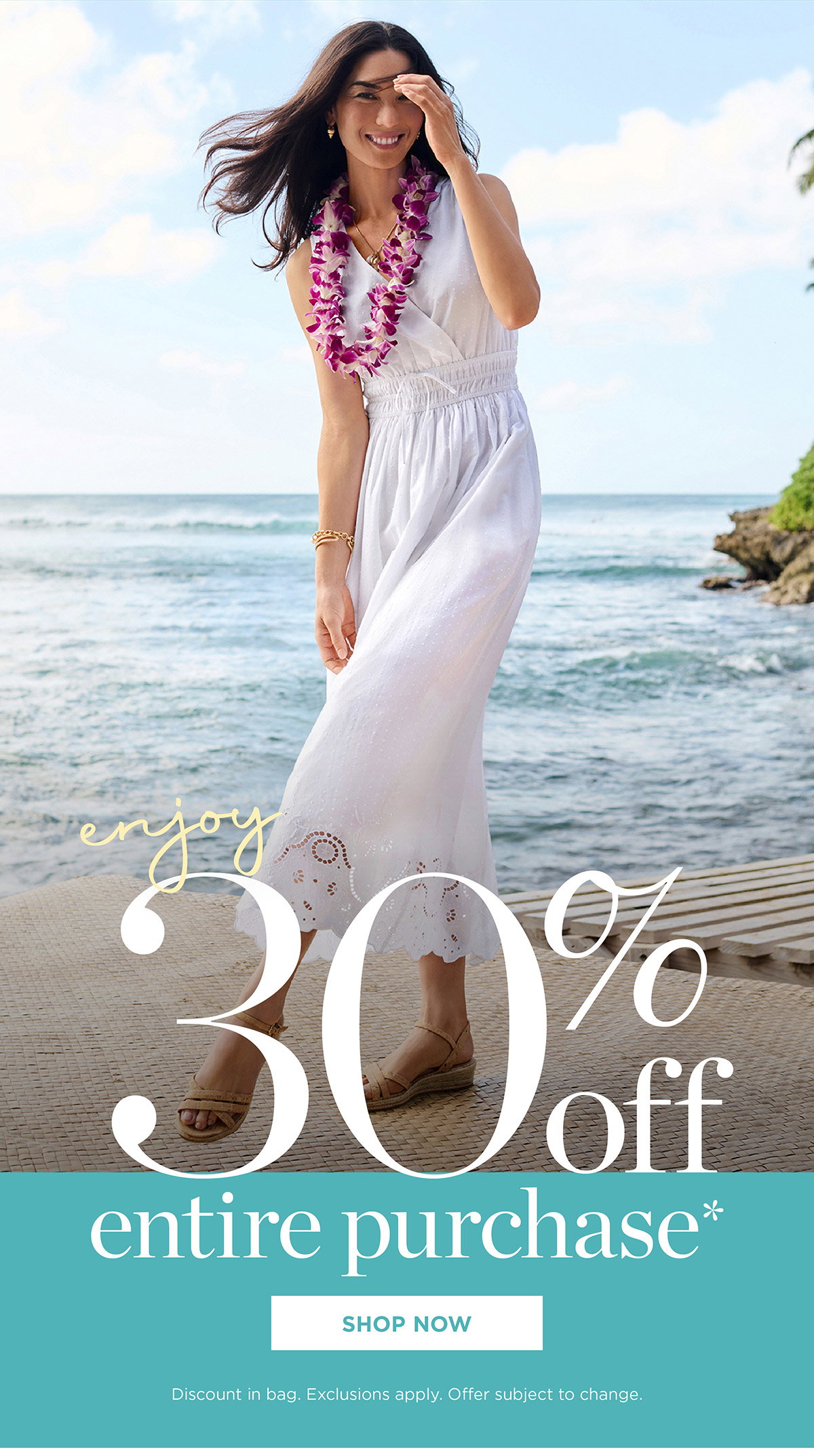 Enjoy 30% off entire purchase