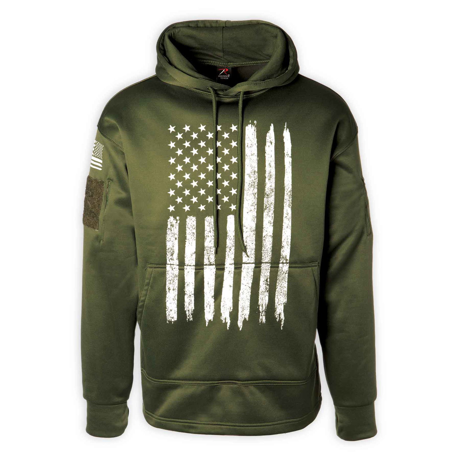 Image of Distressed Flag Concealed Carry Hoodie