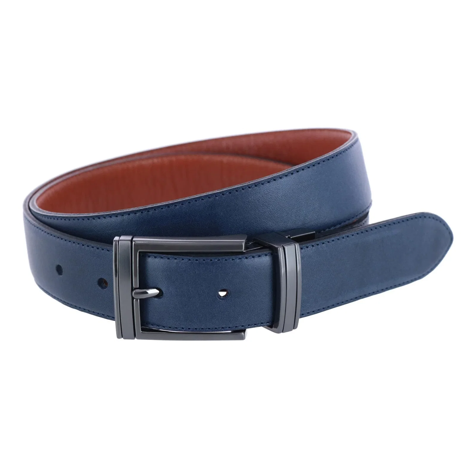 Image of Trafalgar Reversible Leather Belt