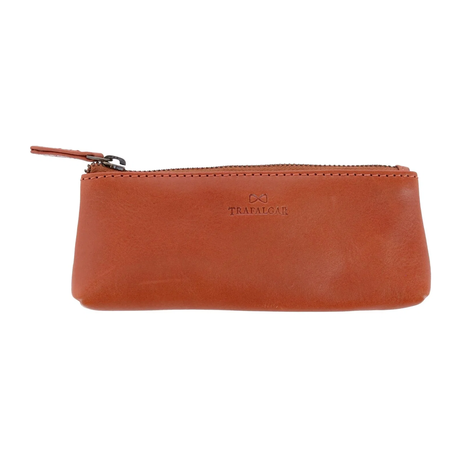 Image of Trafalgar Sergio Leather Zip Pouch