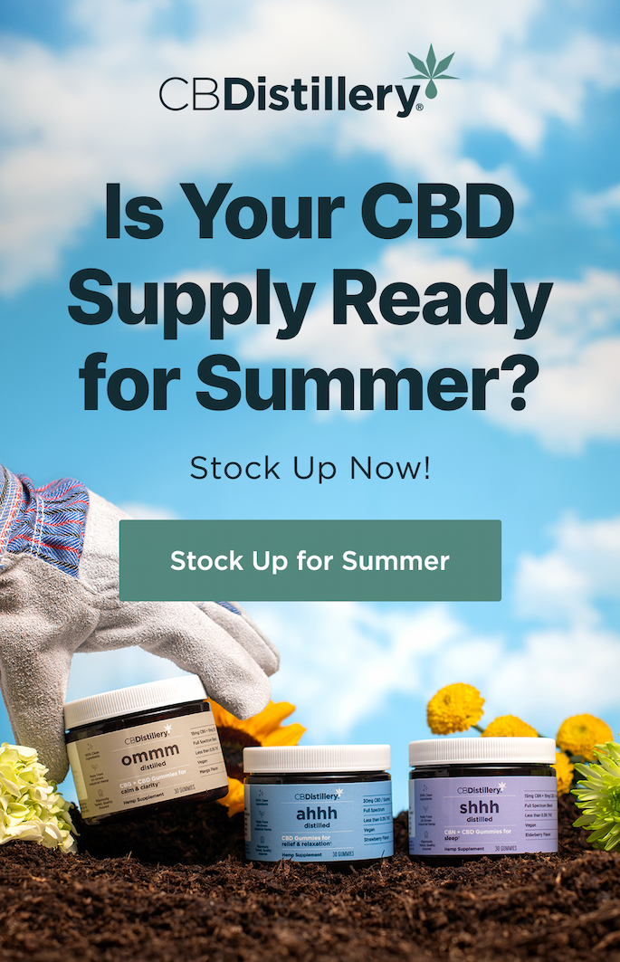 Is Your CBD Supply Ready for Summer? Stock Up Now! Stock Up for Summer