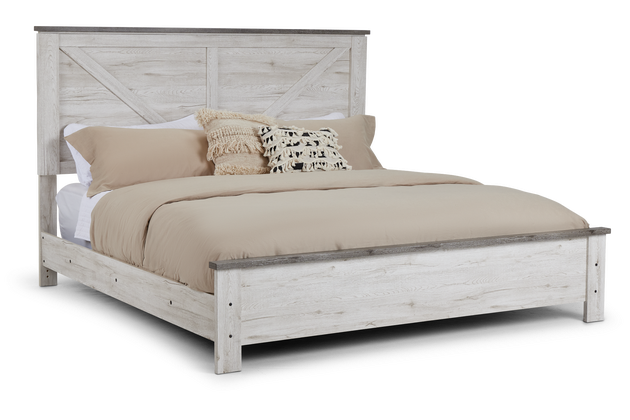 Blueridge Two-tone Panel Bed