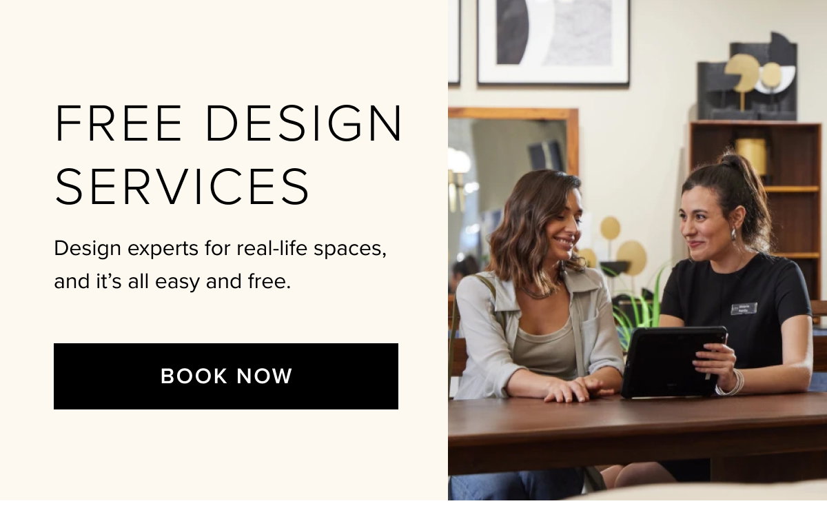Free design services. Book now 