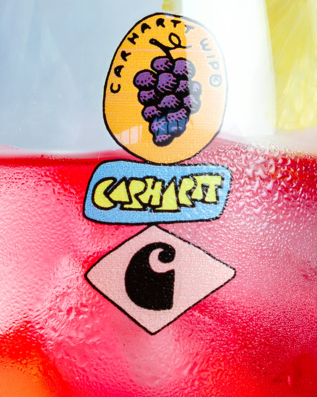 Carhartt WIP Stacked - Stacked Grapes Wine Glass Set