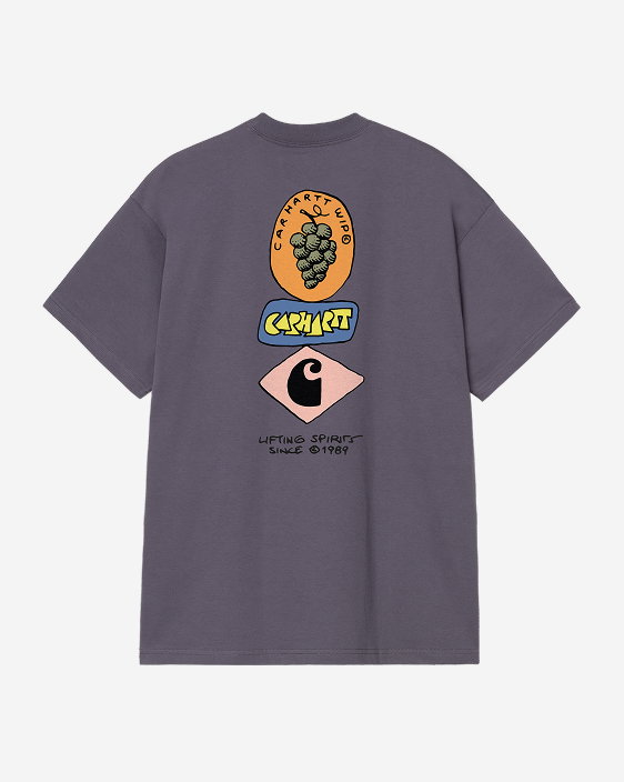 Carhartt WIP Stacked Grapes T-Shirt | Shady Purple