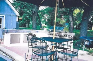 They had a small house but a large outdoor space, so they did THIS