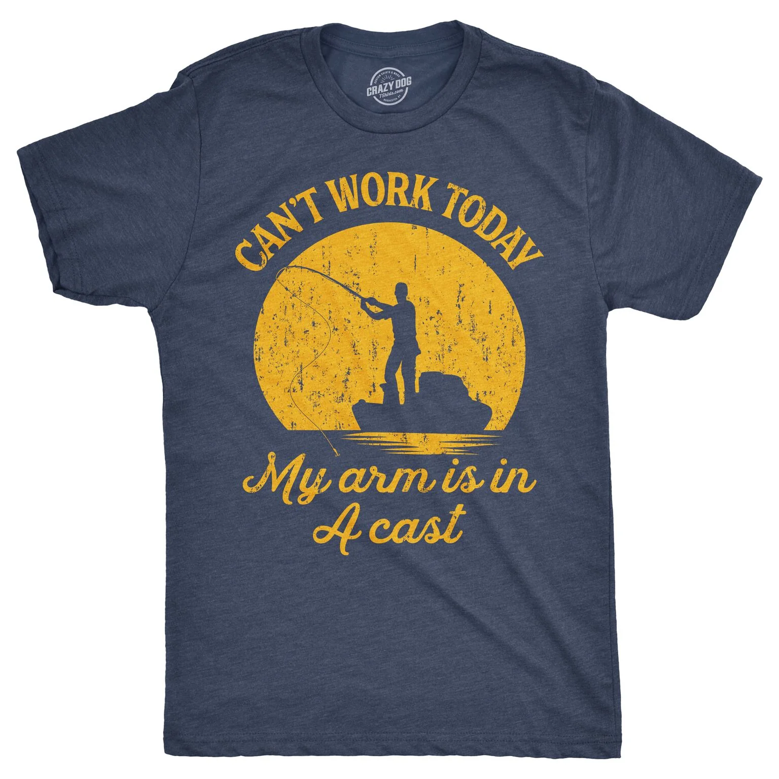 Image of Can't Work Today My Arm Is In A Cast Men's T Shirt