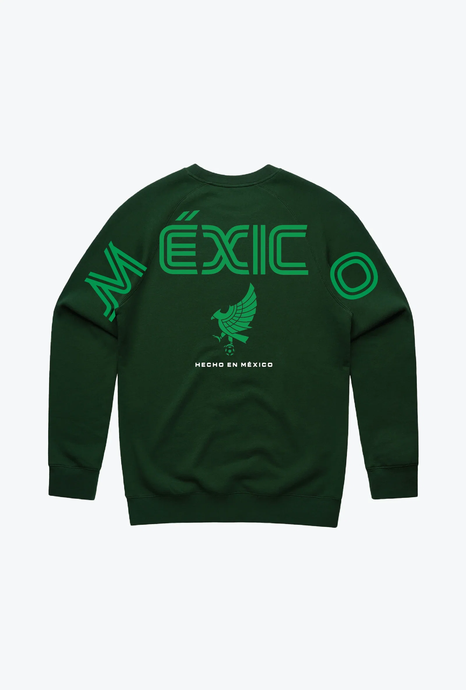 Image of Mexico Spirit Crewneck - Forest Green