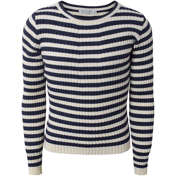 Image of Hound Bluse - Rib - Viskose/Nylon - Grå