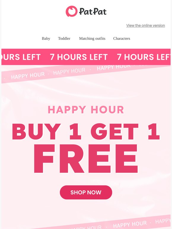 ⚡ 7 Hours Only: Buy 1, Get 1 FREE