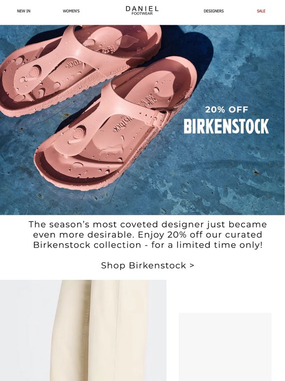 20% Off Birkenstock - Last Chance To Save