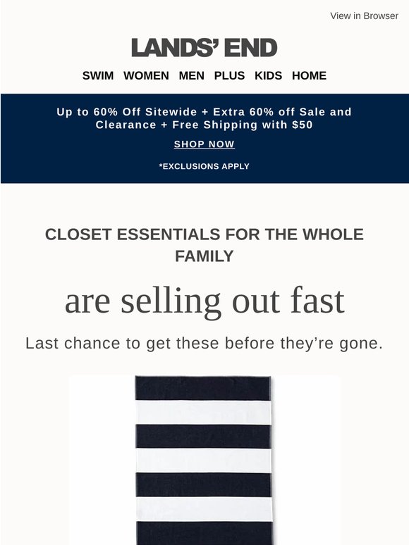 Don't miss out: your favorites are low in stock
