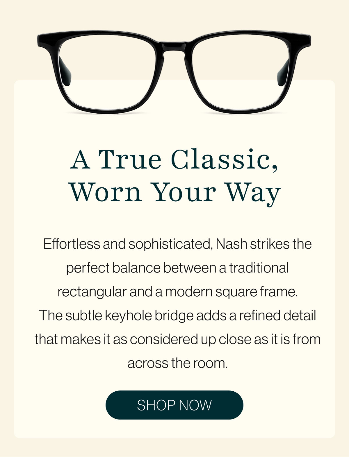 A True Classic, Worn Your Way