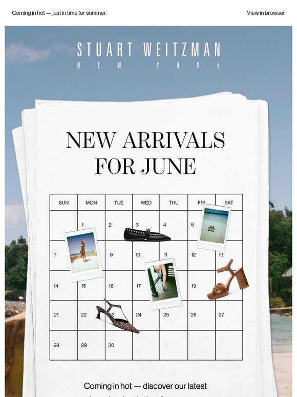 New Arrivals for June