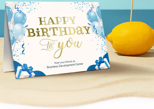 Yearly Celebration Birthday Card
