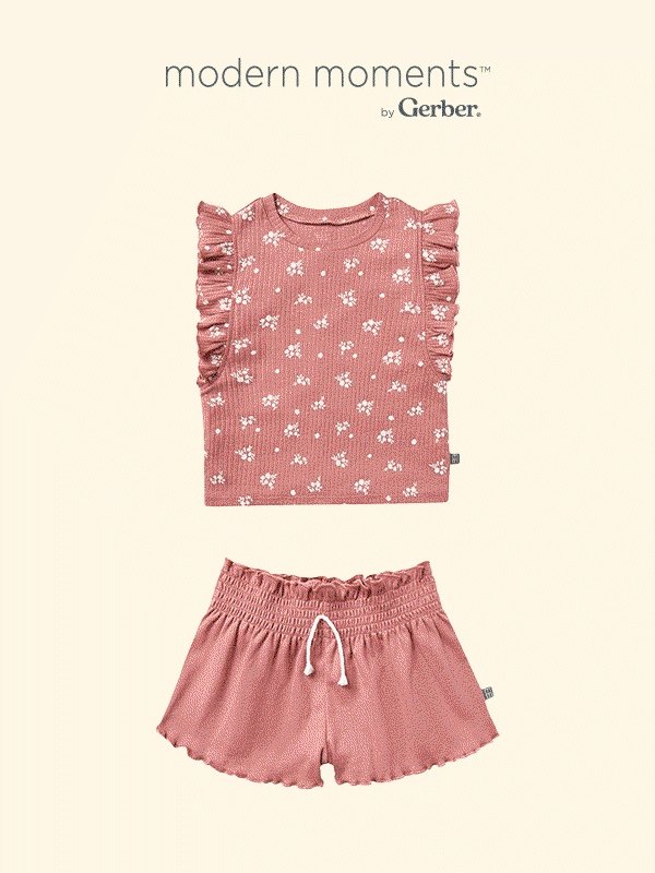 modern moments by Gerber - mix and match outfits