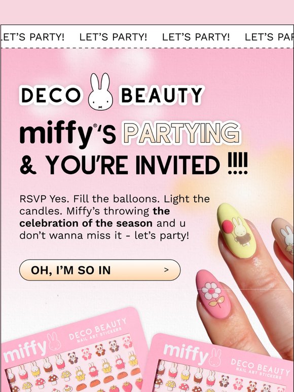 RSVP yes 🐰🎉